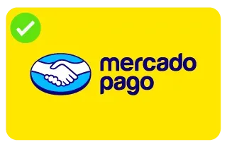 Pagamentos processados pelo Mercado Pago